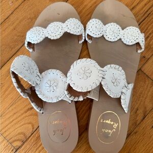 Jack Rogers Women's Cream Sandals